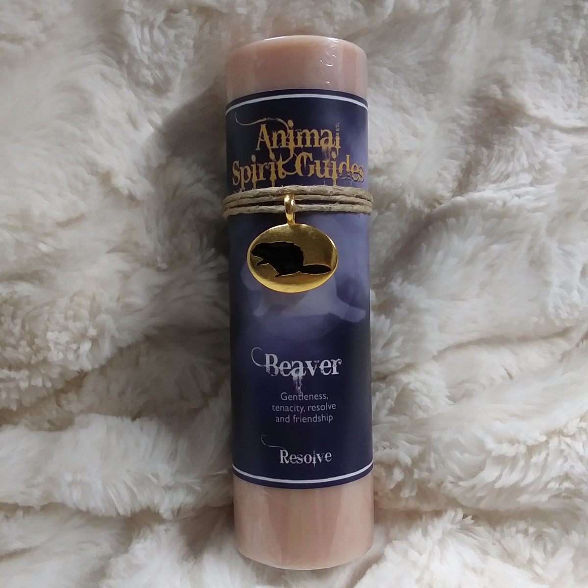 Beaver Animal Spirit Guide Candle Just Witchy's