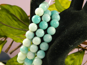 Amazonite 10mm Stone Bead Bracelet