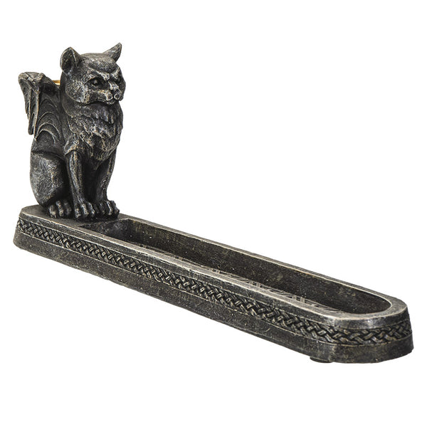 Winged Cat Incense Burner