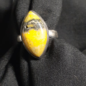 Bumble Bee Jasper Ring