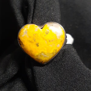 Bumble Bee Jasper Ring