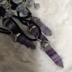 Fluorite Double Terminated Pendant