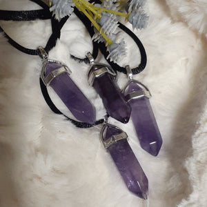 Amethyst Double Terminated Pendant