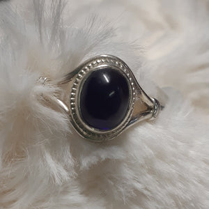 Amethyst Oval Ring