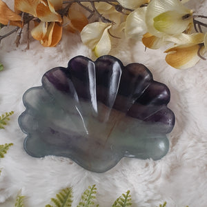 Fluorite Shell Dish