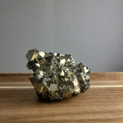 Pyrite on Tourmaline Specimen