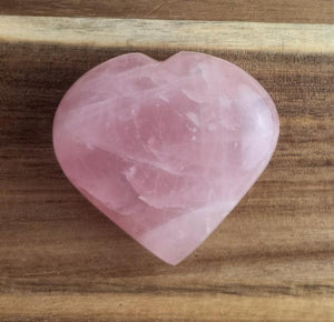 Rose Quartz Heart Specimen