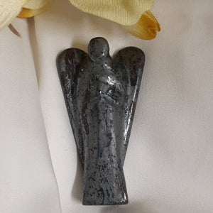 Angel Stone Figure Hematite