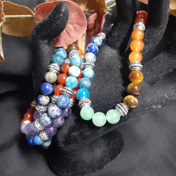 7 Chakra Bracelet 4mm