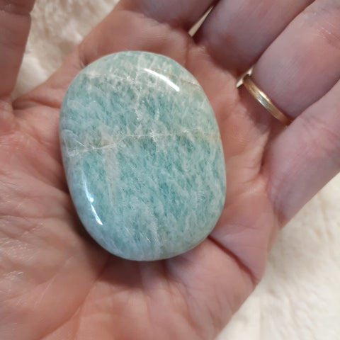 Amazonite Palm Stone