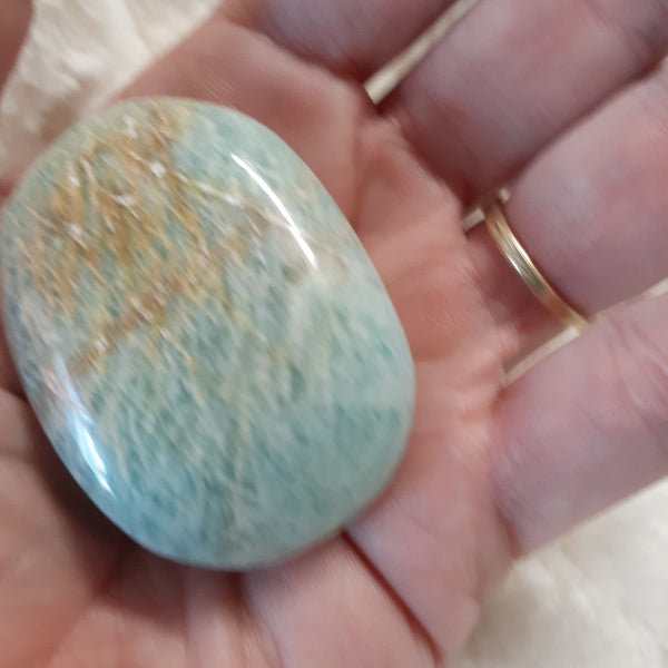Amazonite Palm Stone