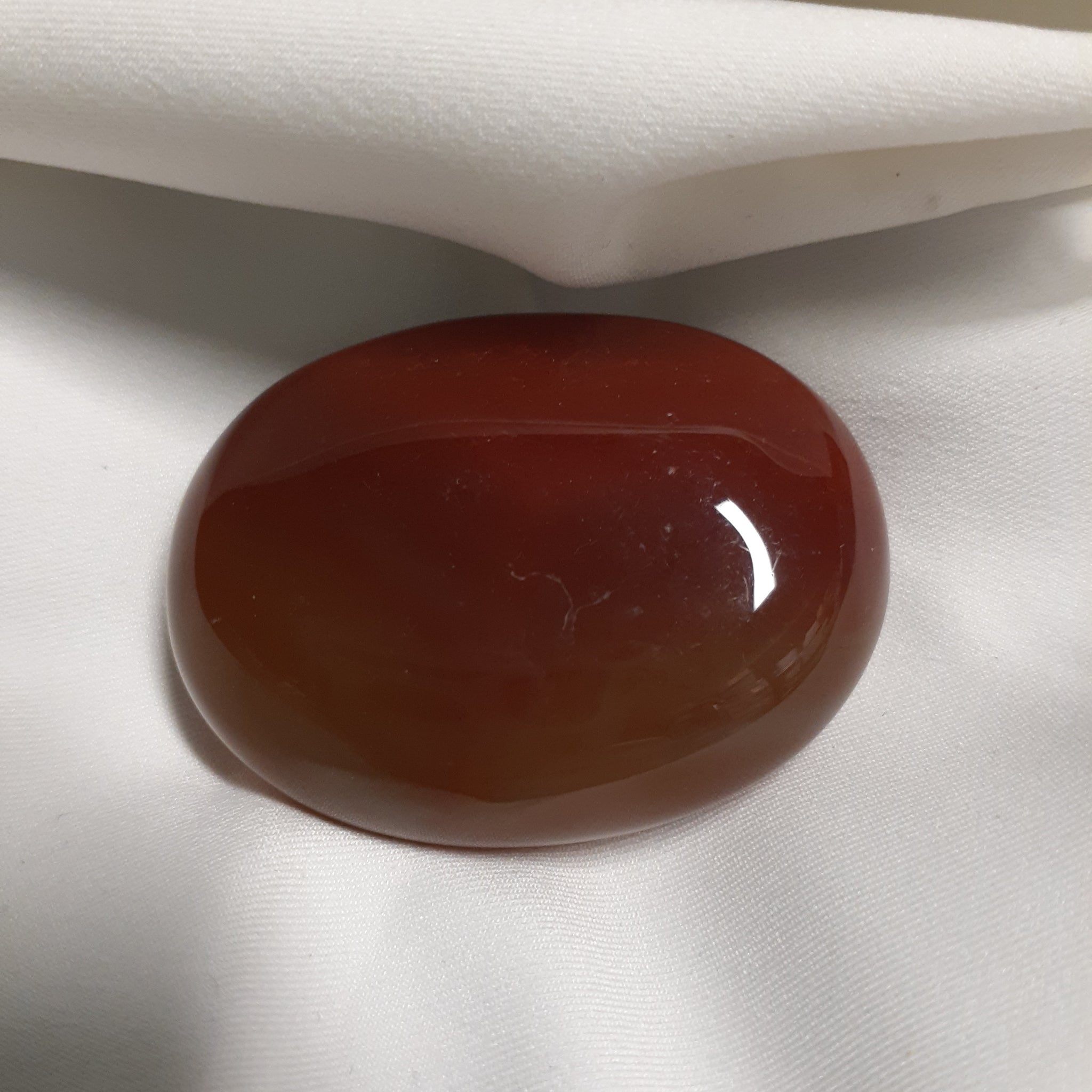 Banded Carnelian Palm Stones Small