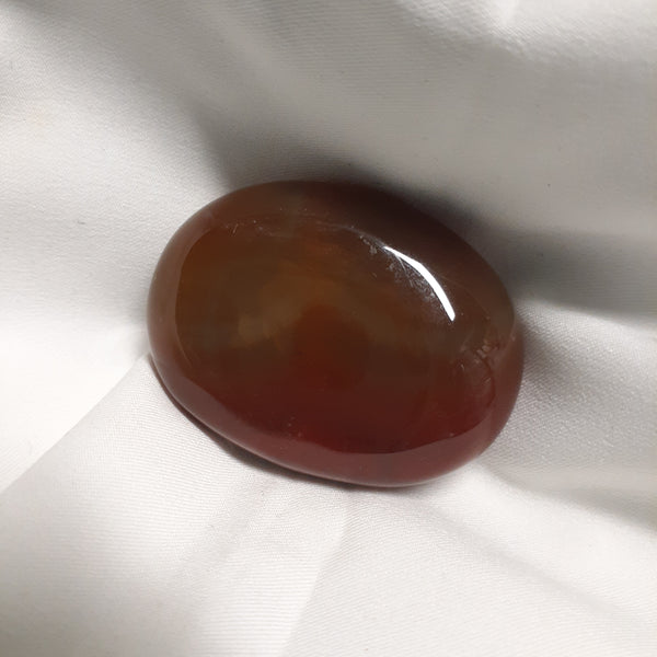 Banded Carnelian Palm Stones Small