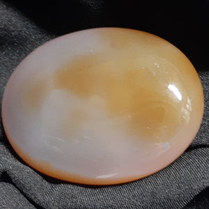 Banded Carnelian Palm Stones Small