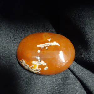 Banded Carnelian Palm Stones Small