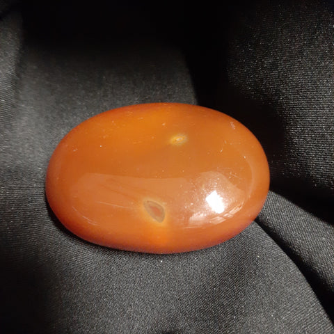 Banded Carnelian Palm Stones Small