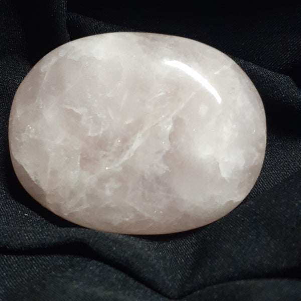 Rose Quartz Palm Stone Small