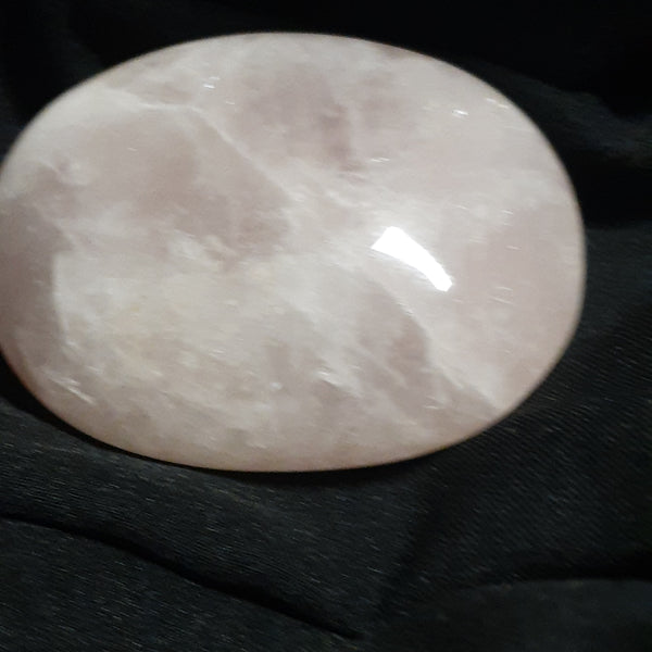 Rose Quartz Palm Stone Small