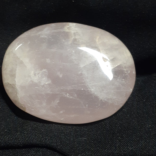 Rose Quartz Palm Stone Small