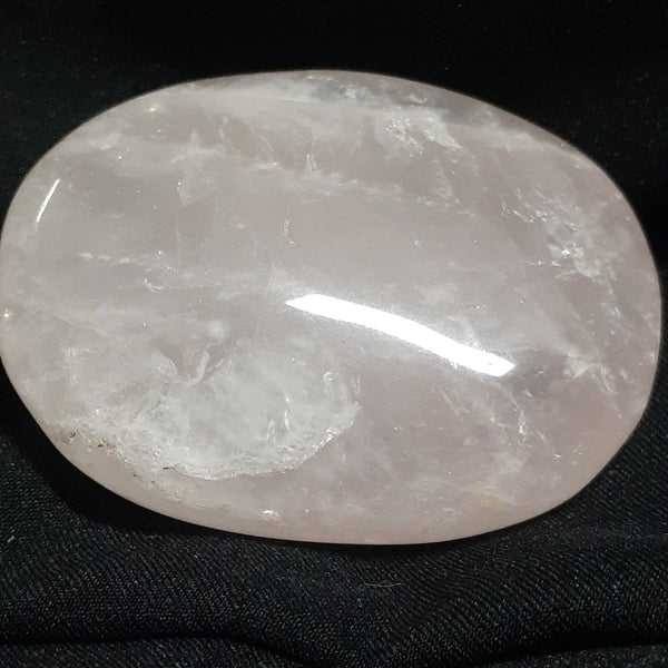 Rose Quartz Palm Stone Small