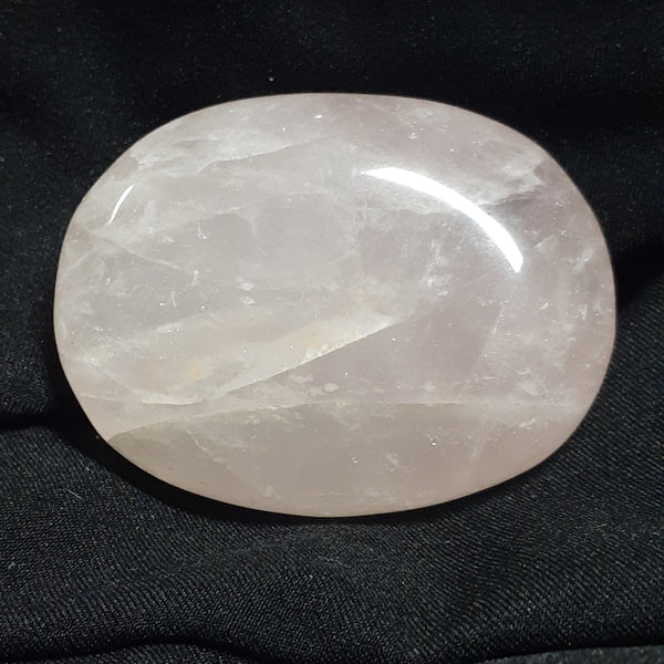 Rose Quartz Palm Stone Small