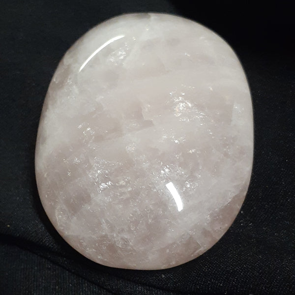 Rose Quartz Palm Stone Small