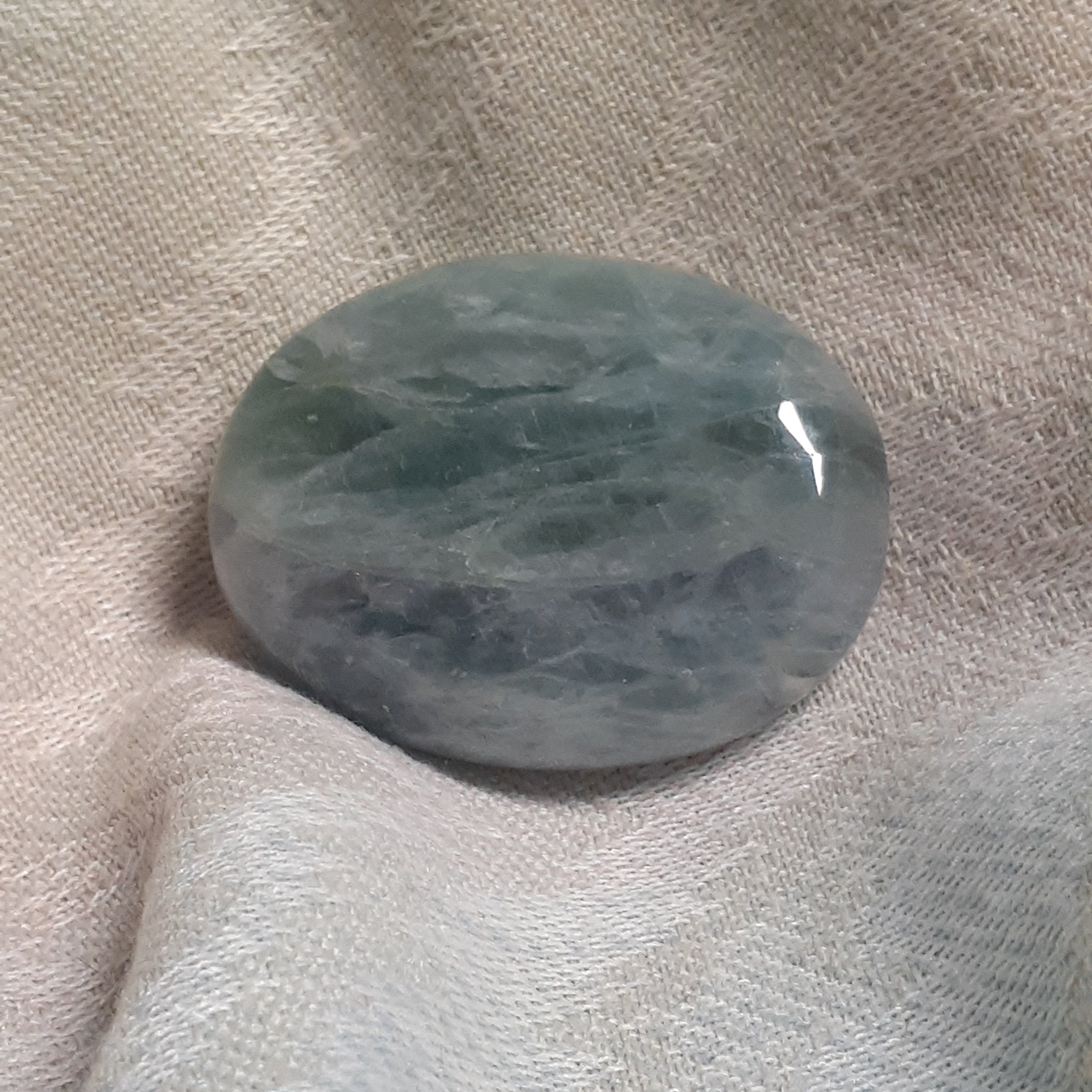 Rainbow Fluorite Palm Stone