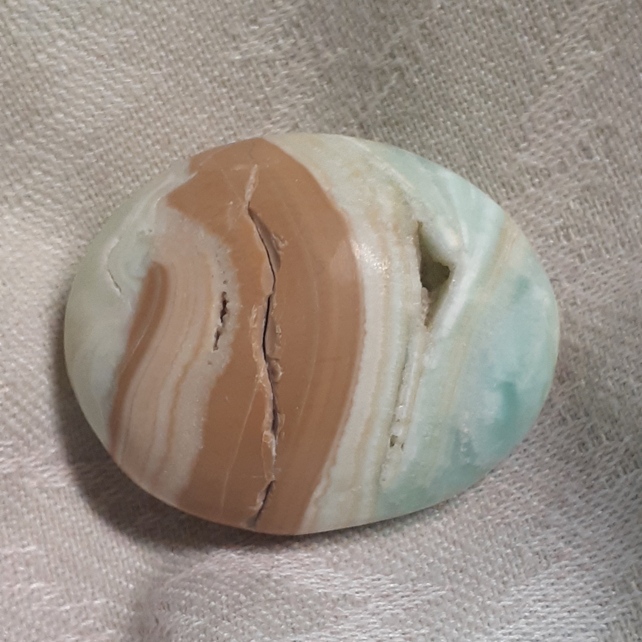 Caribbean Calcite Palm Stone