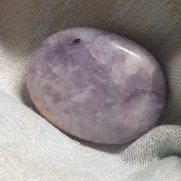 Lepidolite Palm Stone