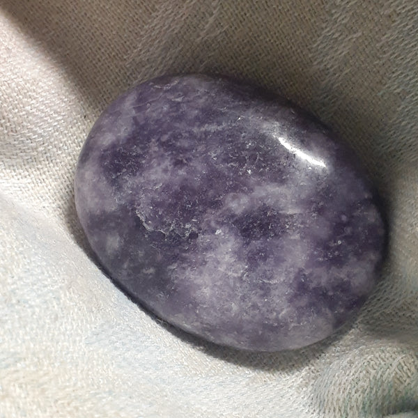 Lepidolite Palm Stone