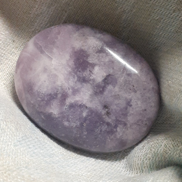 Lepidolite Palm Stone