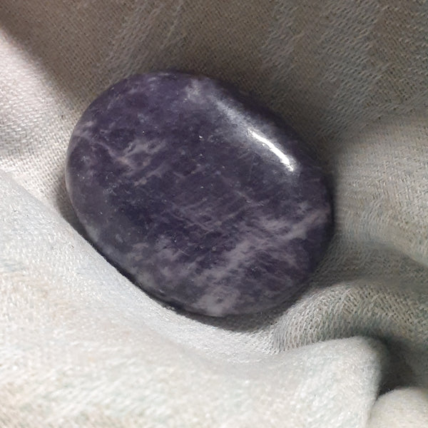 Lepidolite Palm Stone