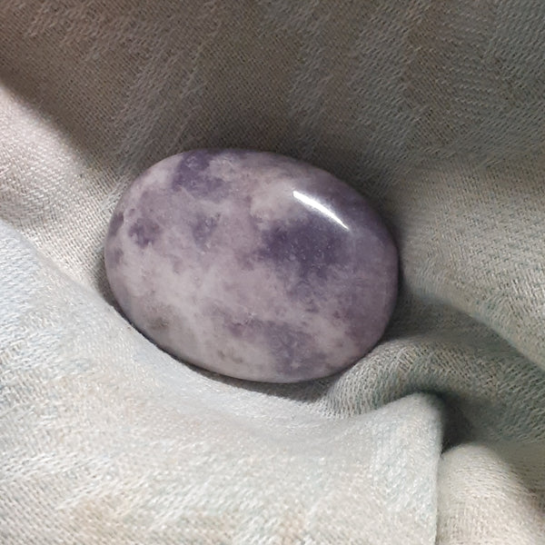 Lepidolite Palm Stone