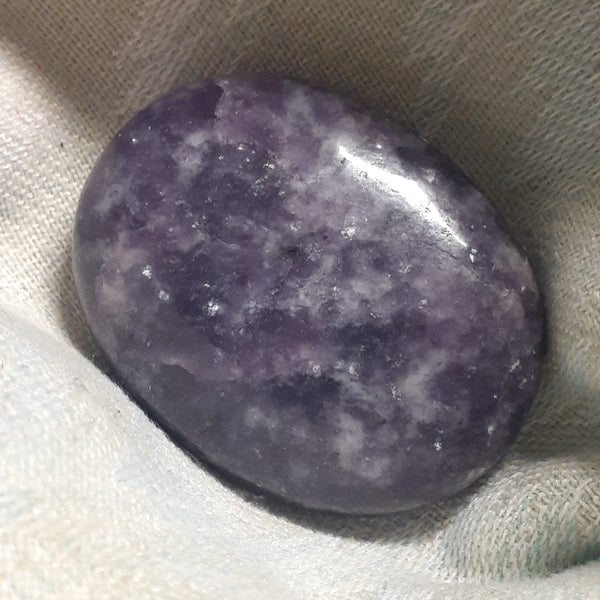Lepidolite Palm Stone