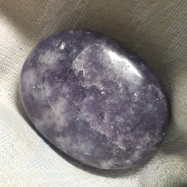 Lepidolite Palm Stone