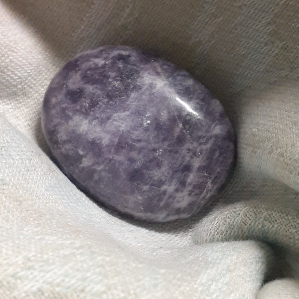 Lepidolite Palm Stone