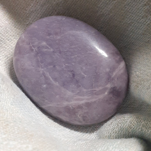 Lepidolite Palm Stone