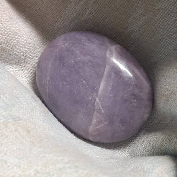 Lepidolite Palm Stone