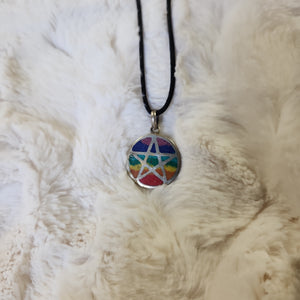 Pride Pendant Pentacle