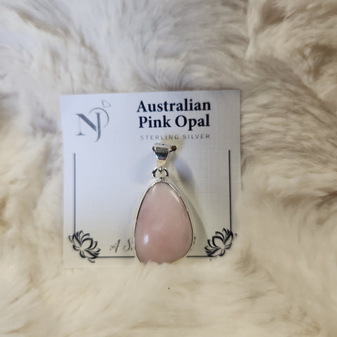 Australian Pink Opal Pendant