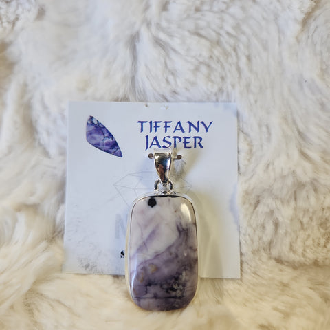 Tiffany Jasper Rectangular Pendant