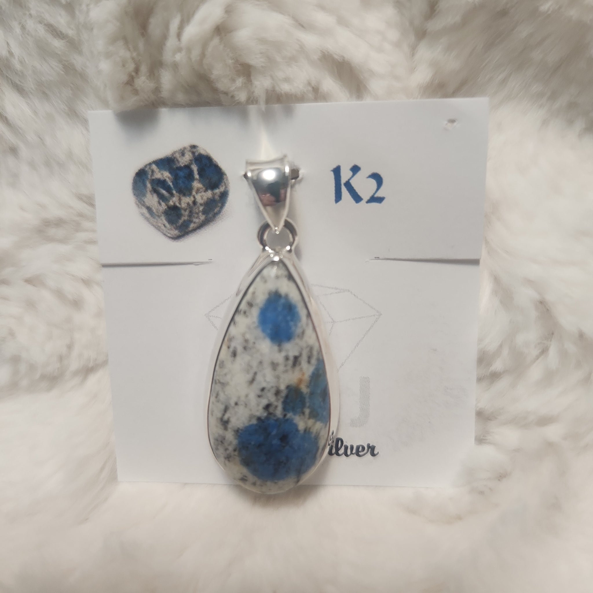 K2 with Azurite Pendant