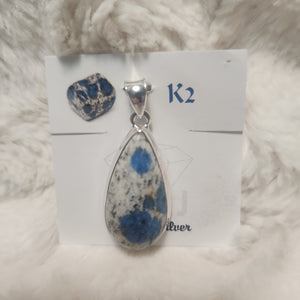 K2 with Azurite Pendant