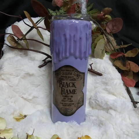 SLV Black Flame Candle Company Tumbler 20oz Purple