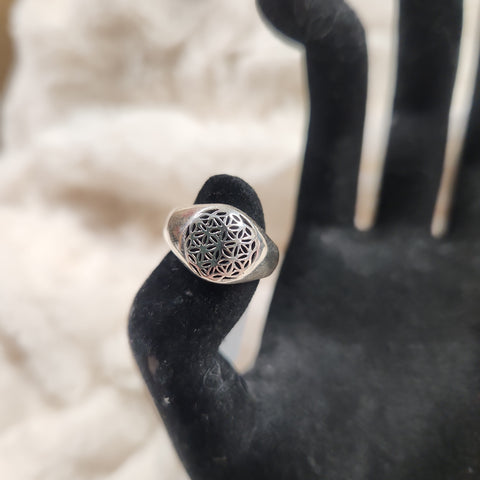 PPH Flower of Life Silver Ring