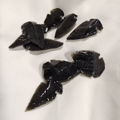 Small Black Obsidian Arrow