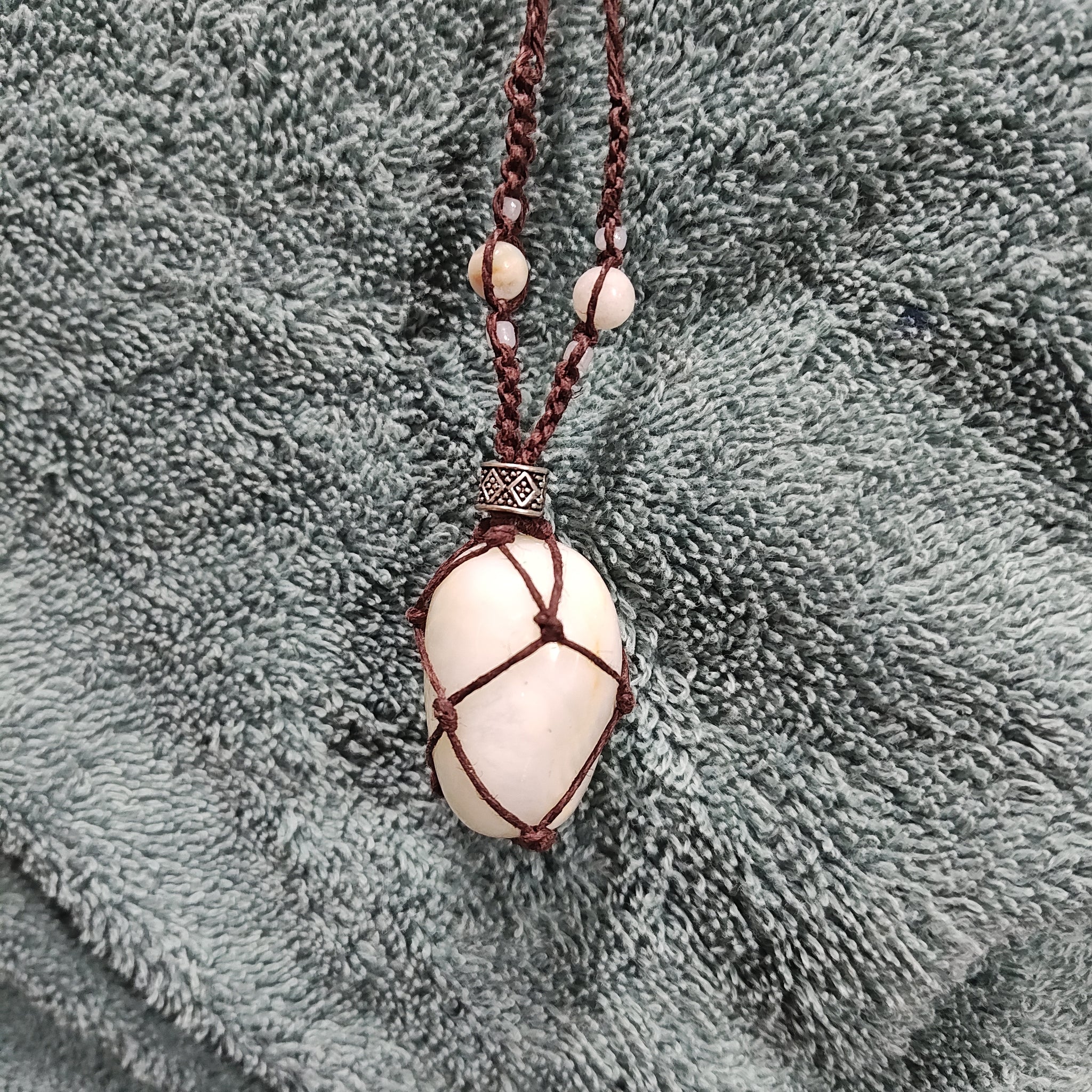 ELN Hemp Wrapped Stone Chalcedony