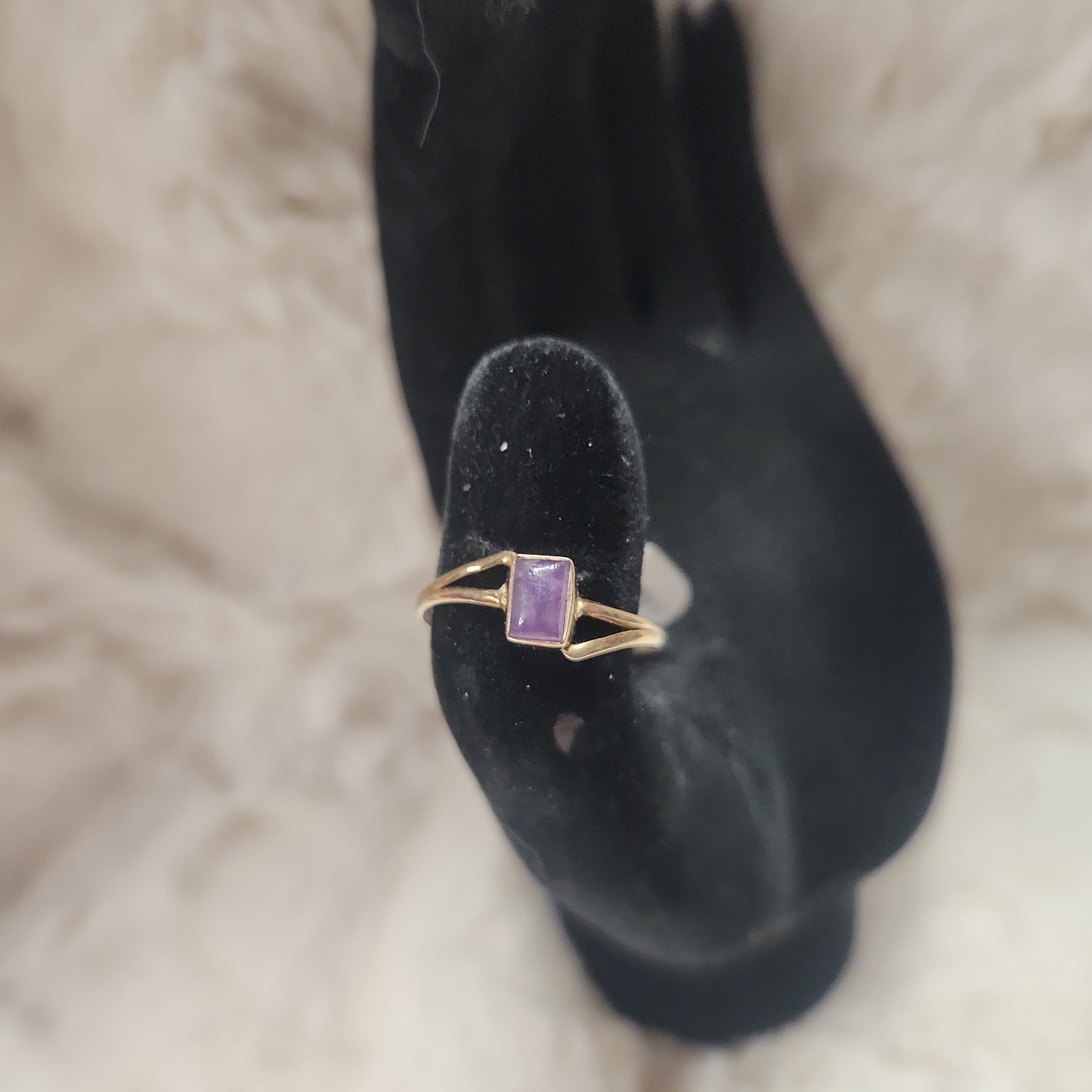 Lepidolite Ring Square