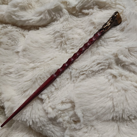 Tigers Eye Scepter of Power Wand