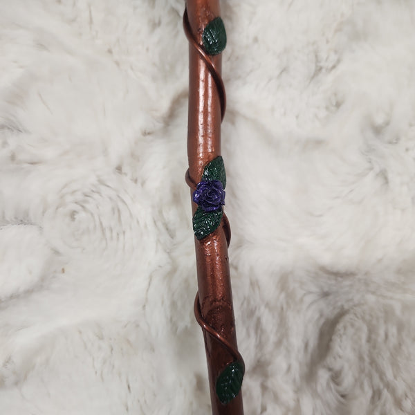 Dragonfly Wand with Clear Quartz